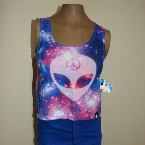 IHEART RAVES TOP NWT SZ. M/L - Picture 1 of 11
